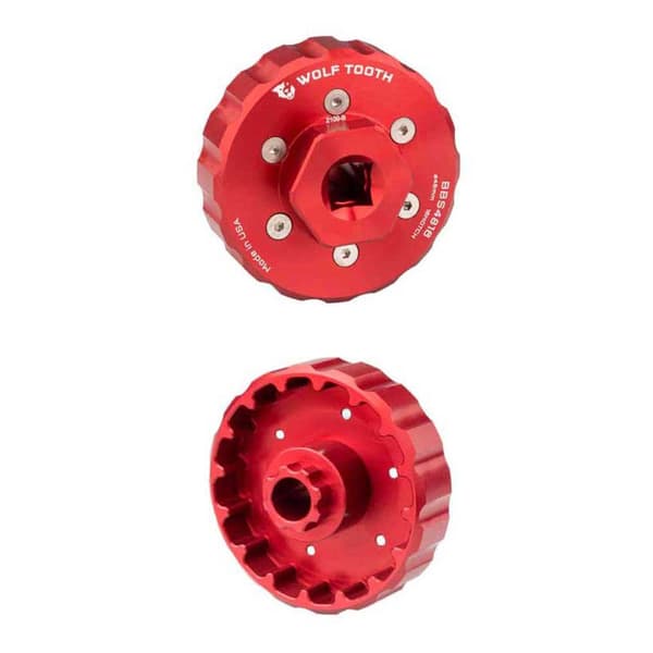 Wolf Tooth Cnc 16 48 Mm Keskiön Avain Punainen
