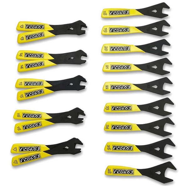 Pedro´s Työkalu Cone Wrench Set Keltainen