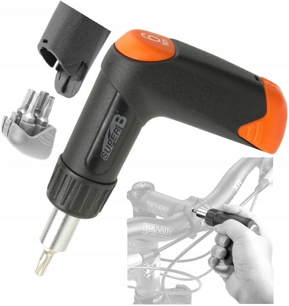 SuperB DYNAMOMETRISK Skiftnyckel 6 NM + TORX IMBUSES