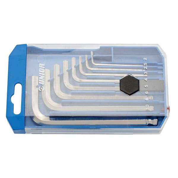 Unior Verktyg 8 Allen Spherical Wrench Set Silver 2-10 mm