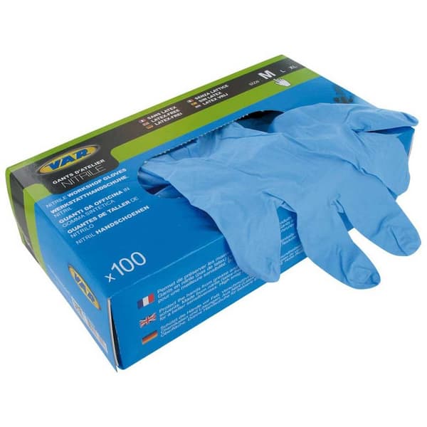 Var Værktøj Nitrile Gloves Box 100 Units Blå XL