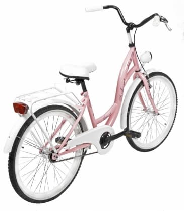 Cykel Julie 24" 2023 Rosa/Vit, Azimut