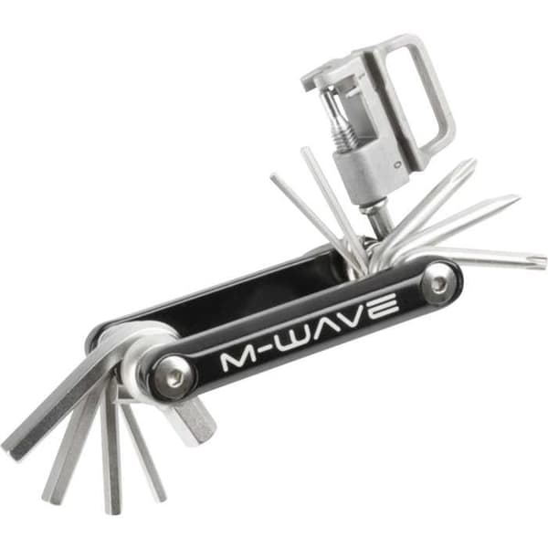 M-Wave 880920 cykelreparationssats - multiverktyg med 15 funktioner