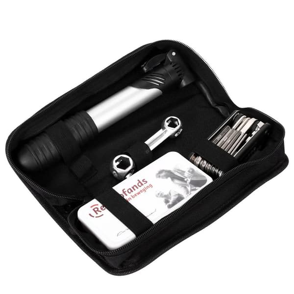 ROXAR MT-16 cykelreparationssats i ett 16-i-1 fodral