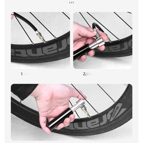 INF Mini cykelpump i aluminiumlegering
