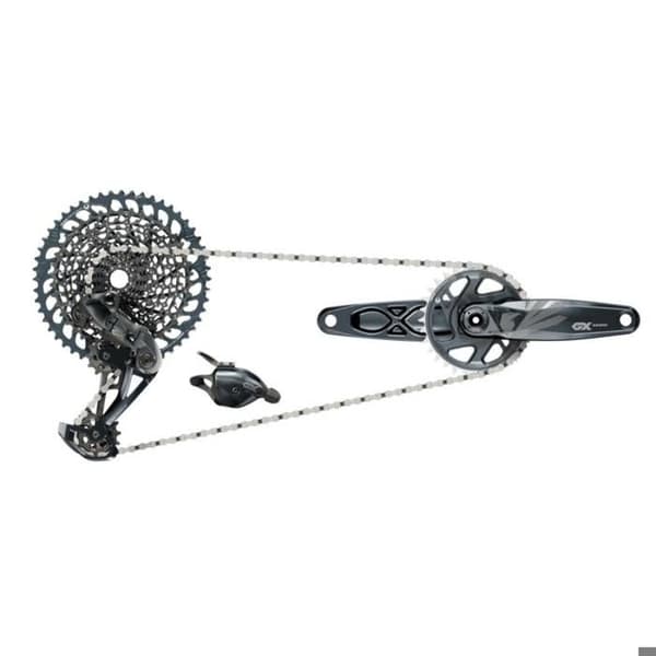 Komplett grupp Dérailleur/Trigger/Kedja/Kassett Sram GX Eagle Dub Lunar 32T - 175 mm