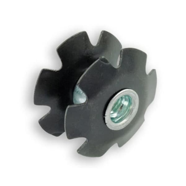 V Bike A-Head styrstjärna - svart - Ø1-1/8'' - Ø25,4 mm