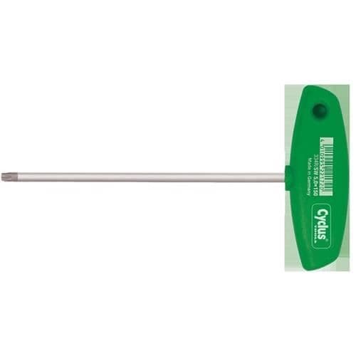 Torx T-Grip TX25 nyckel för cykel med magisk fjäder - CYCLUS - Grön och Vit - 2 års garanti