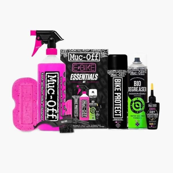 Muc-Off E-Bike Essentials underhållssats - transparent vit - TU