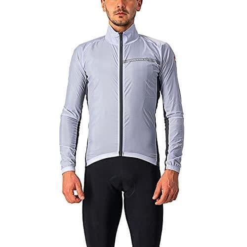 Castelli Squadra Stretch Jkt Anti-Wind Jacka - Silvergrå / Mörkgrå - Herr
