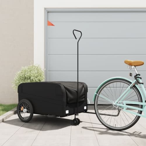 Cykelvagn svart 45 kg järn