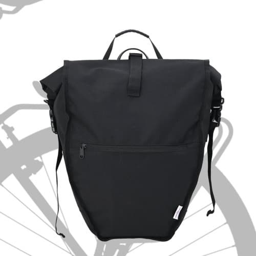 Cykelväska för Pannier Rack 25 L Svart 32.5x17x57 cm
