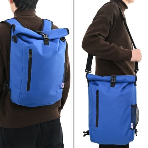 cykelpåse för pannier rack 20 L blå 31x13x58 cm