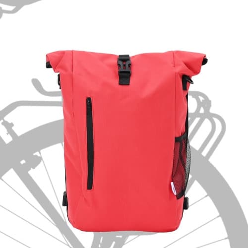 cykelväska för packhållare 20 L Röd 31x13x58 cm
