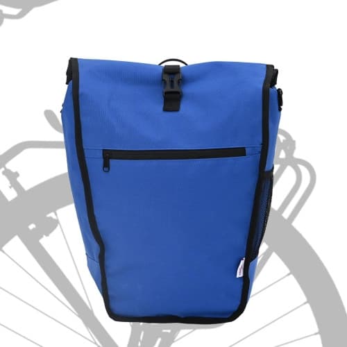 Cykelväska för Pannier Rack 20 L Blå 34x16x59 cm