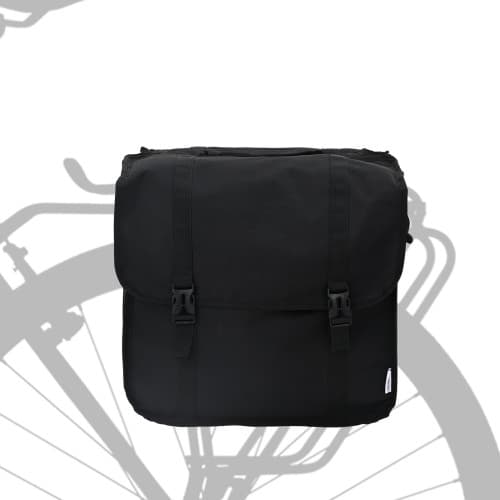 Cykelpåse Dubbelpåsar 48 L Svart