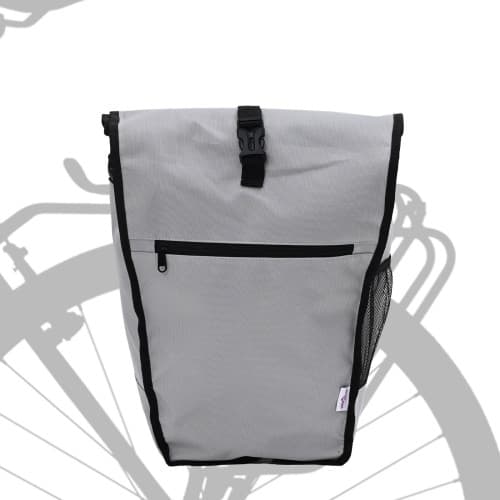 Cykelväska för Pannier Rack 20 L Grå 34x16x59 cm