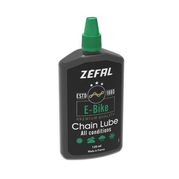 Smörjmedel för cykelkedja och växel för alla förhållanden Zefal ebike chain lube - grön/svart - 120 ml