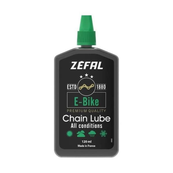 Smörjmedel för cykelkedja och växel för alla förhållanden Zefal ebike chain lube - grön/svart - 120 ml