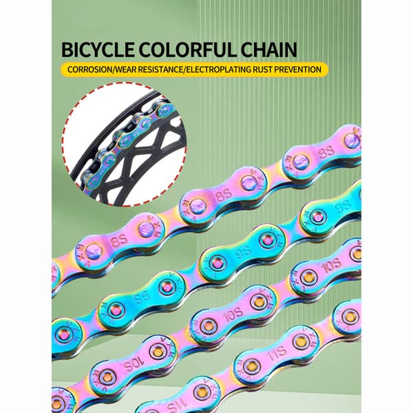 INF Regnbue sykkelkjede for terrengsykler 11 Speed Chain