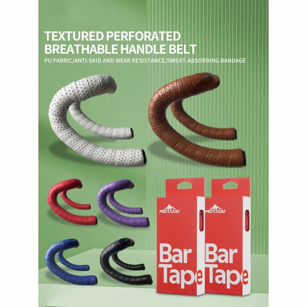INF Anti-Slip Road Bike Handlebar Tape Breathable Bike Grip Hvid