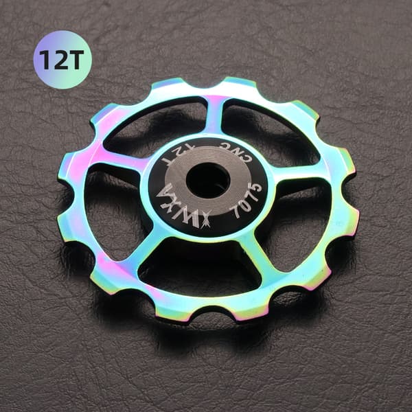 INF Fargerikt 12T Jockey Wheel for Landeveissykkel - Forbedret Giring