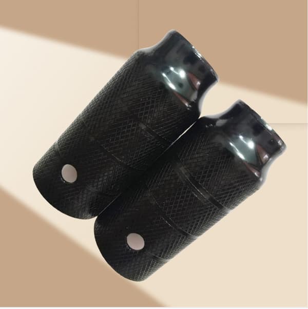 INF Polkupyörän jalkatapit - Mustat metalliset polkupyörän jalkatuet  50 mm