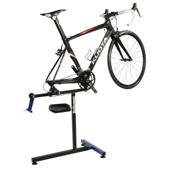 BiciSupport hopfällbart cykelarbetsställ - svart/blått - 87 cm