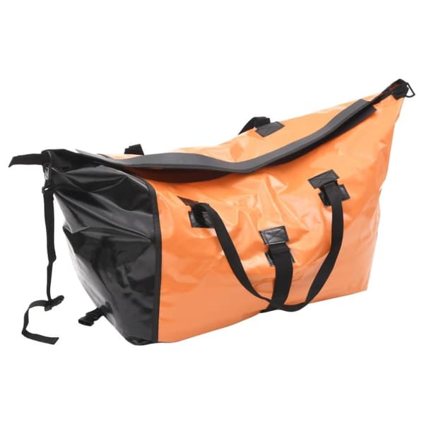 vidaXL cykelbagagetrailer med taske orange og sort