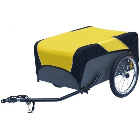 Roland - Cykelvagn / Lastvagn - Traveler Cykelvagn / Lastvagnvagn 130L 16 Tum Svart
