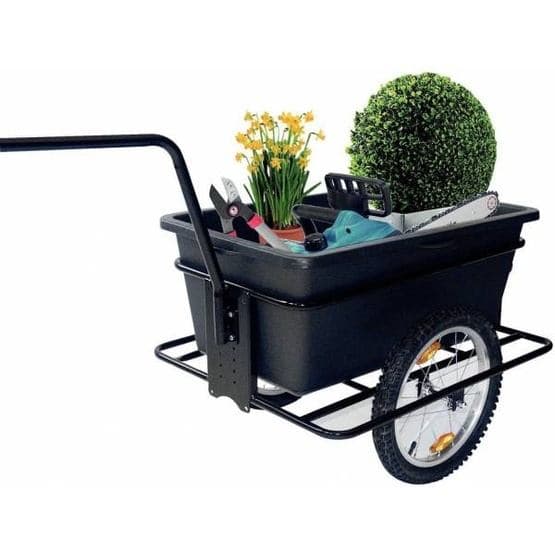 Roland - Cykelvogn / Cargo Cart - Big Boy sædestolpebeslag 16 tommer sort/sort