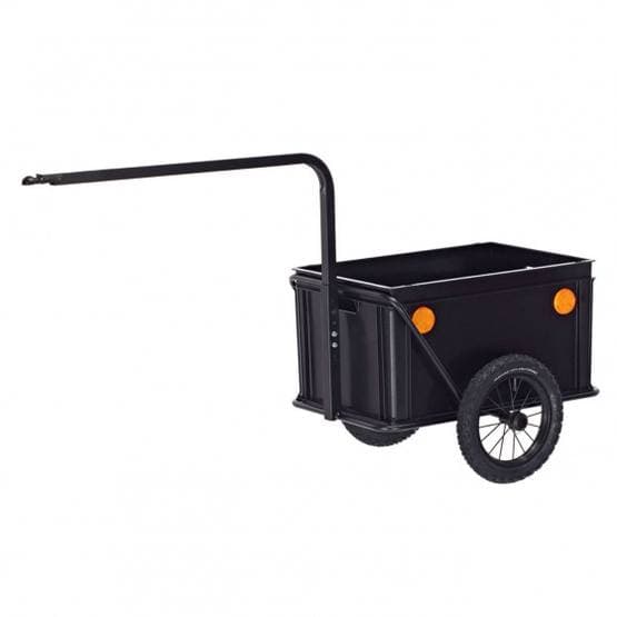 Roland - Cykelvogn / Cargo Cart - Mini Boy Bike Cart / Cargo Cart 12 Tommer Sort