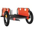 Miniatyrbild 6 av 11: vidaXL Cykelvagn orange oxfordtyg och järn