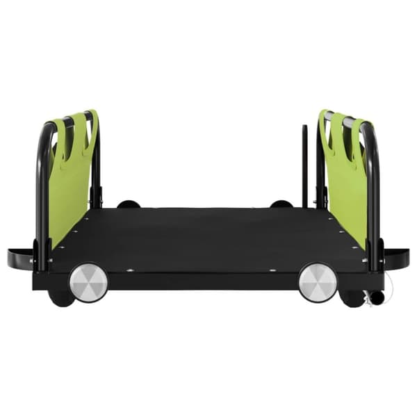 vidaXL cykeltrailer oxfordstof og jern grøn