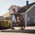 Miniatyrbild 3 av 11: Cykelvagn Evobike Yxlan Svart / Grå