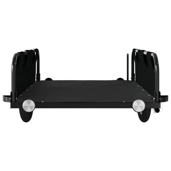 vidaXL cykeltrailer oxfordstof og jern sort