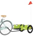 Miniatyrbild 4 av 11: vidaXL Cykelvagn grön oxfordtyg och järn