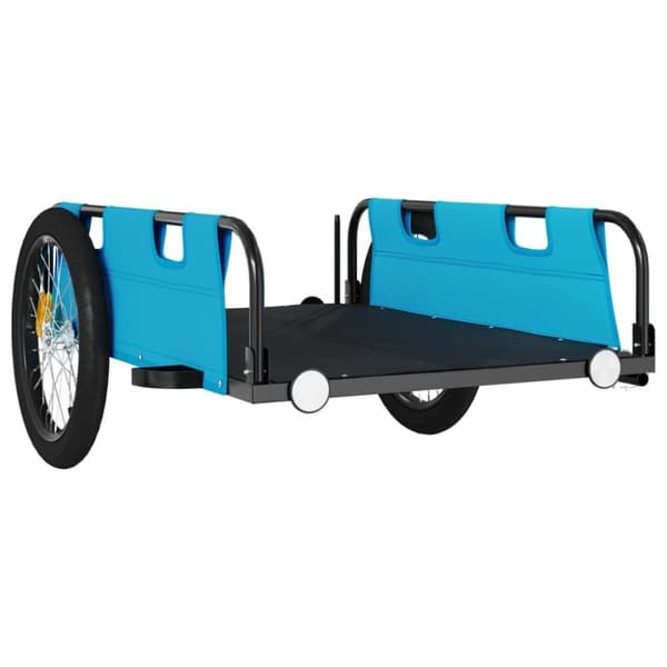 vidaXL cykeltrailer oxfordstof og jern blå