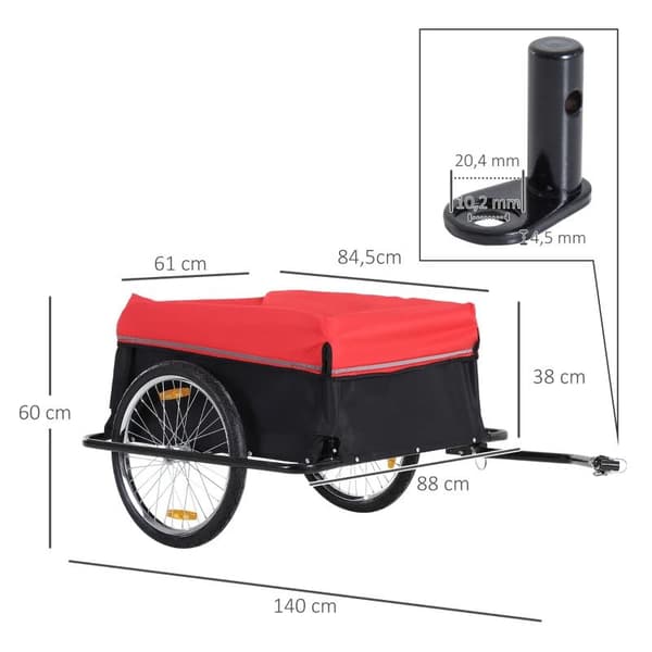 Rootz Cargo Trailer - Kuljetusperävaunu - Rahtipyörä - Rahtiperävaunu - Polkupyörä
