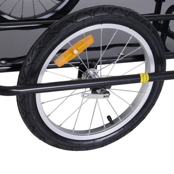 Rootz Cykelvagn - Svart - Stål, Gummi - 61,02 cm x 28,15 cm x 30,31 cm
