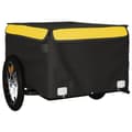 Miniatyrbillede 4 af 11: vidaXL cykelanhænger 45 kg jern sort og gul