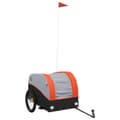 Miniatyrbilde 1 av 11: vidaXL Sykkelvogn svart og oransje 45 kg jern