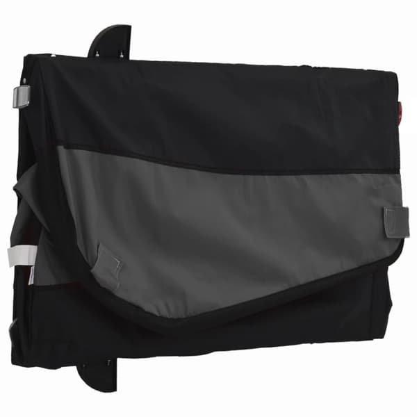 vidaXL cykelanhænger 45 kg jern sort