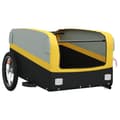 Miniatyrbilde 4 av 11: vidaXL Sykkelvogn svart og gul 45 kg jern