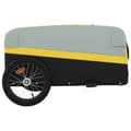 Miniatyrbilde 6 av 11: vidaXL Sykkelvogn svart og gul 45 kg jern