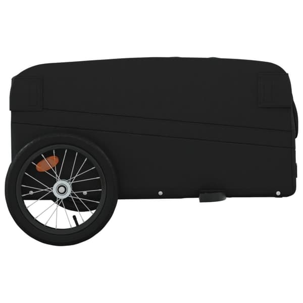 vidaXL cykelanhænger 45 kg jern sort