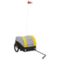 Miniatyrbilde 1 av 11: vidaXL Sykkelvogn svart og gul 30 kg jern