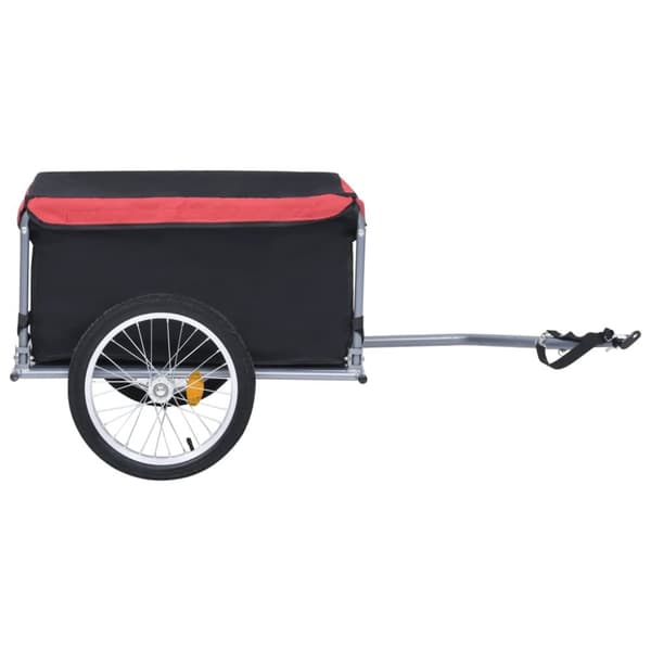 cykelvogn 65 kg sort og rød