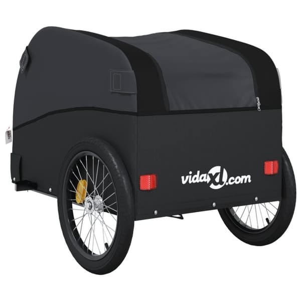 cykelanhænger 30 kg jern sort