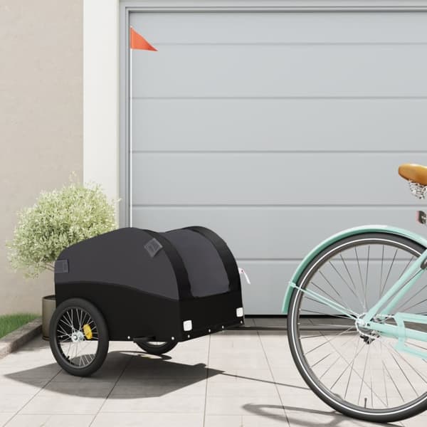 cykelanhænger 30 kg jern sort